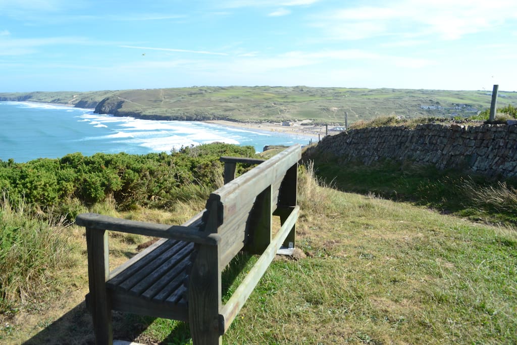 Coastal Path a three minute walk away
