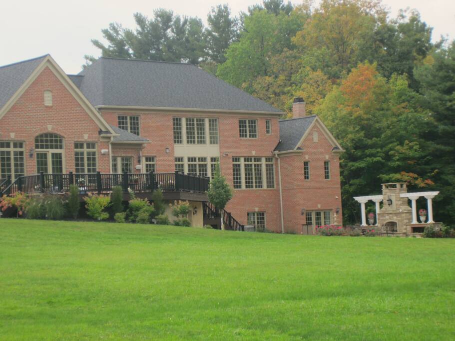 Rear view of property.