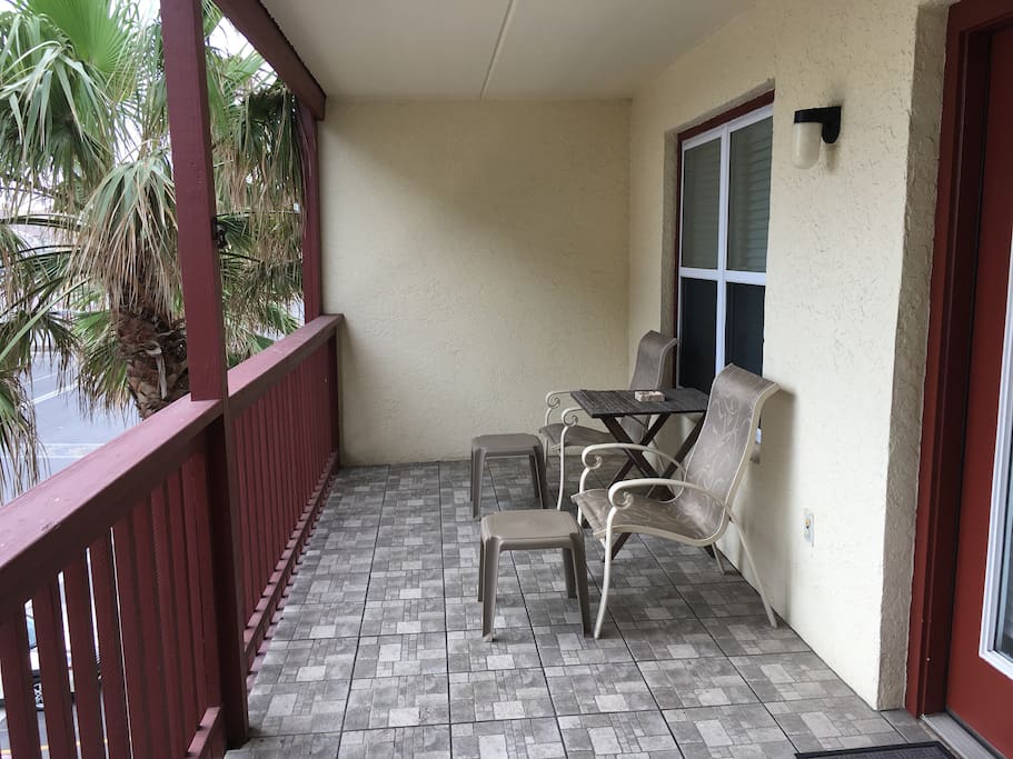 Spacious patio