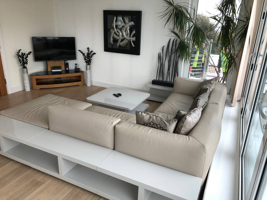 Open plan living area