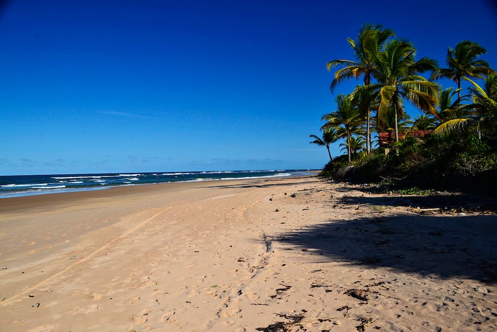 Estamos à apenas 80 metros da paradisíaca praia de Algodões.