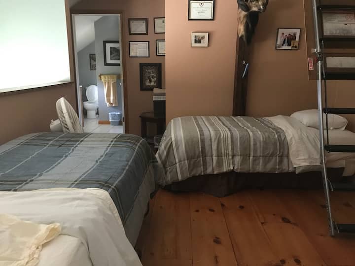 Back bedroom/semi-private two twins