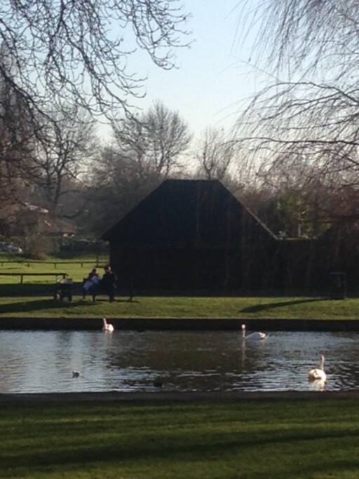River Avon with Recreation Ground and Riverside Walk