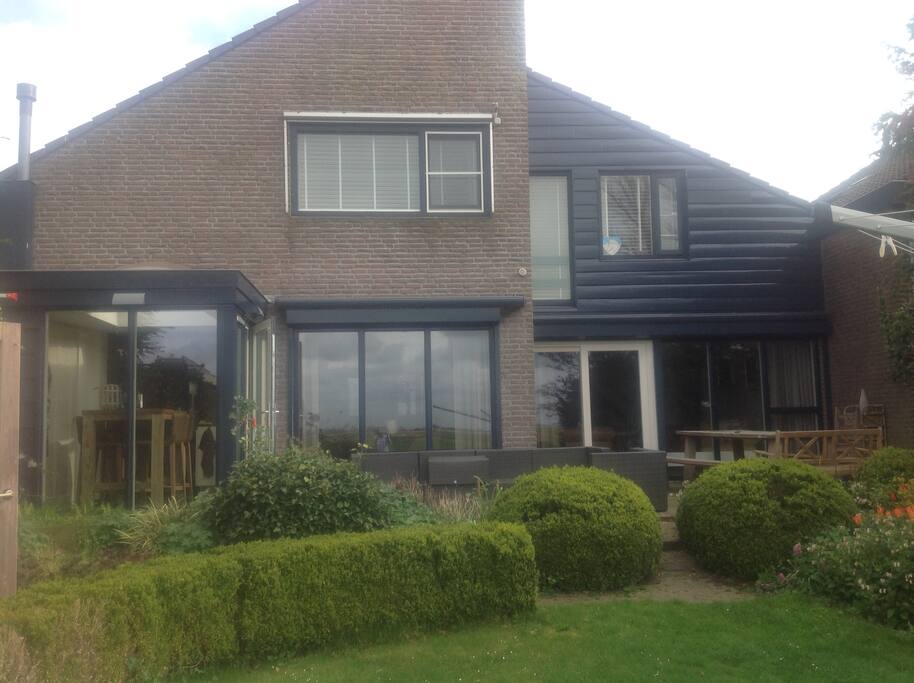 The back of the house