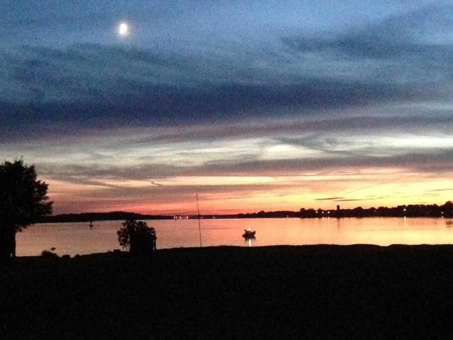 Majical sunsets are part of the charm of 27 Roses.