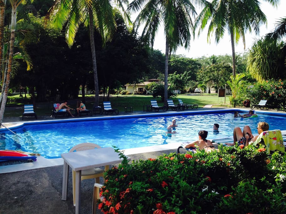 Large swimming pool