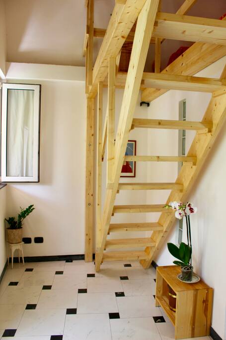 The way to the mezzanine