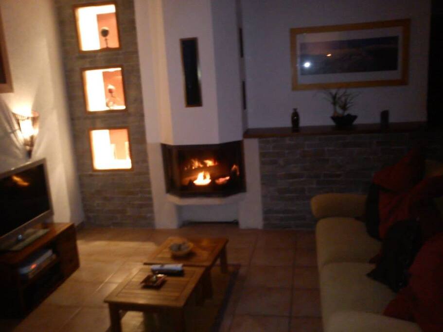 Détente au coin du feu