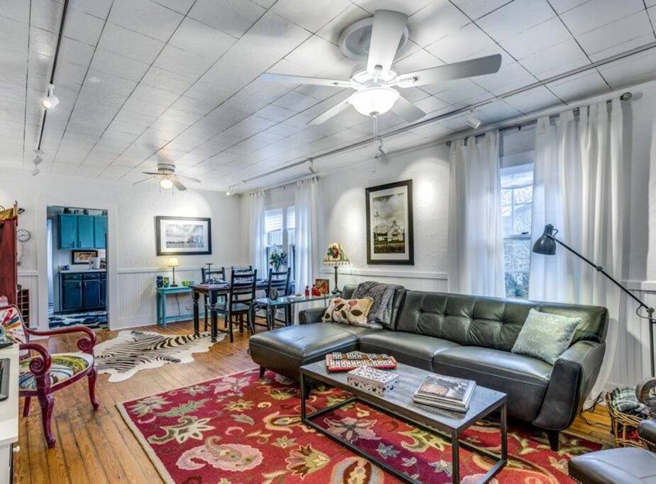 High Country Cottage - Modern Art Living Room