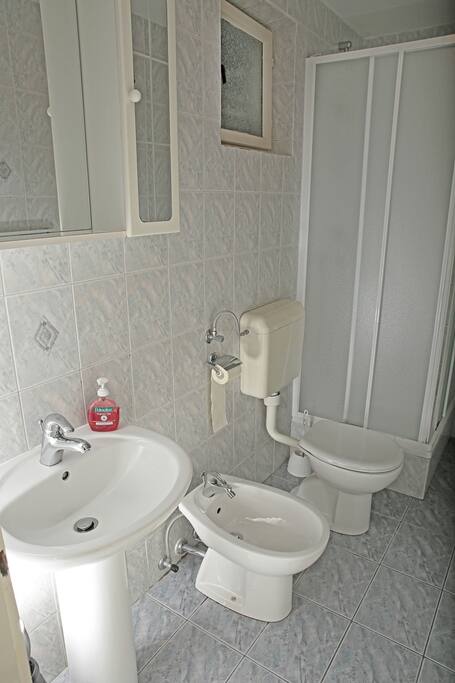 Private bathroom inside