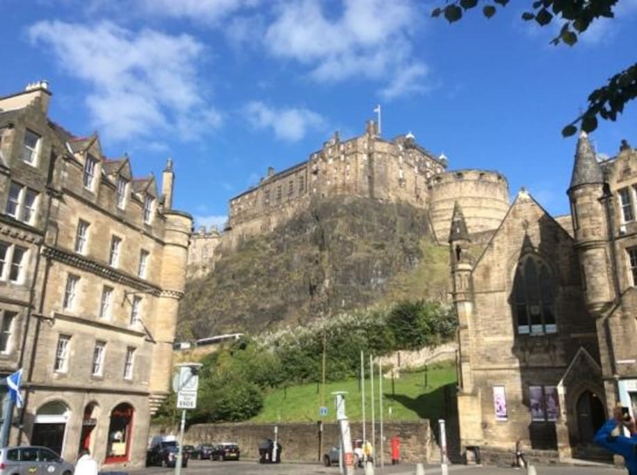 Situated at the foot of the castle!