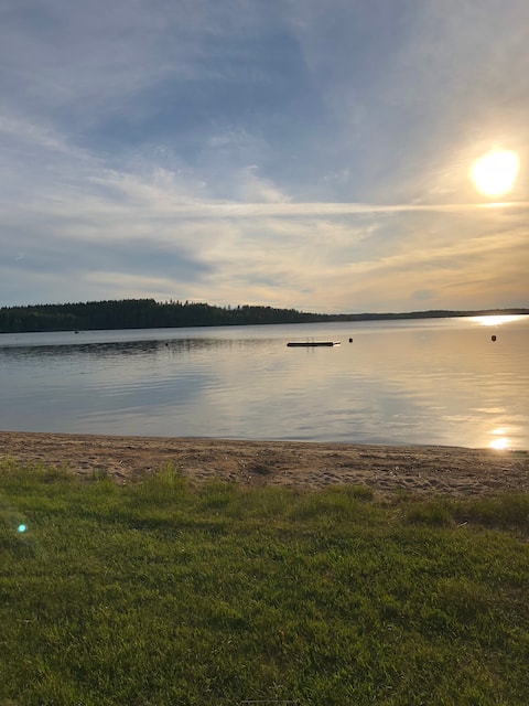 Apartment with lake views in Joutsa.