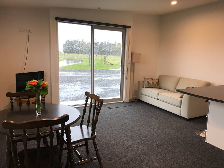 Lounge and dining (fold out sofa bed sleeps 2)