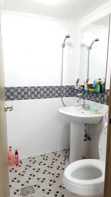 Clean and great shower room