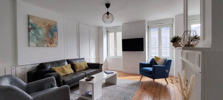 💙Au Coeur De Granville : Appartement 3 Chambres - Granville