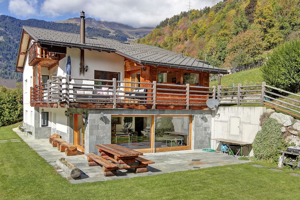 Chalet les Rives with view on Verbier