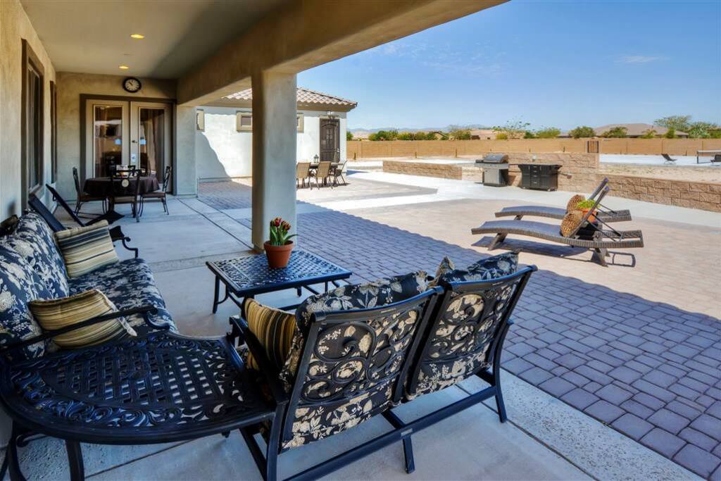 Unwind outside on the massive private patio