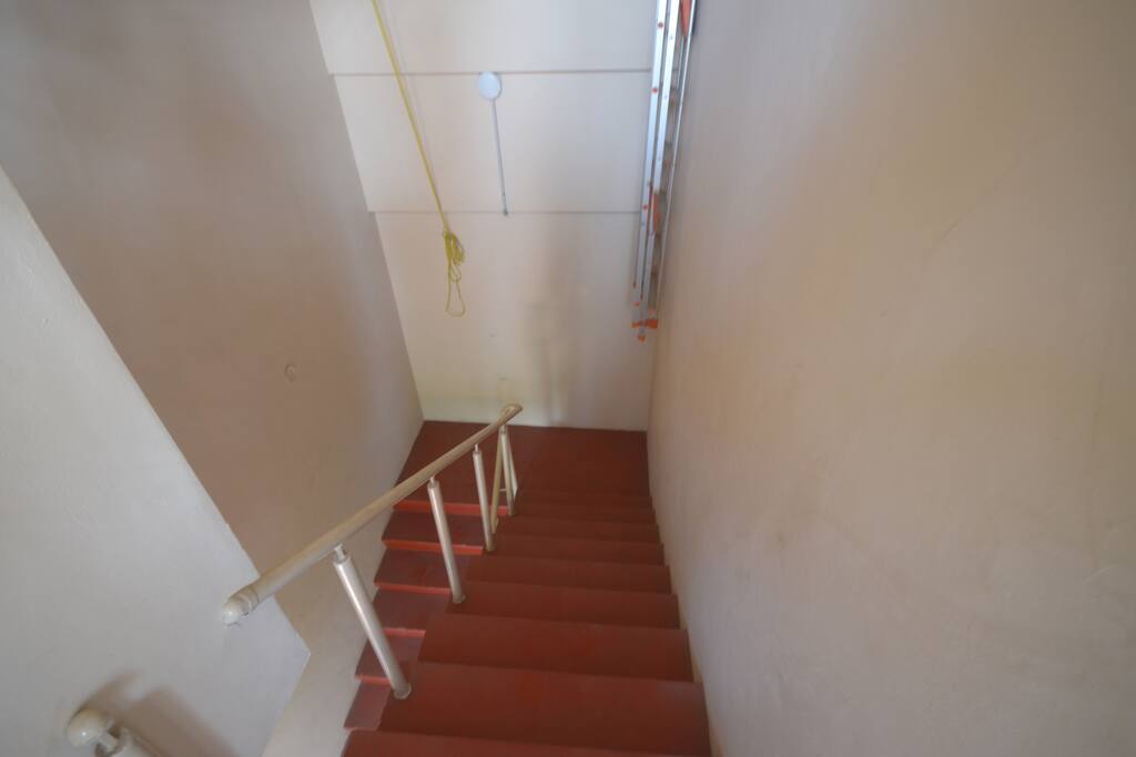 staircase. It isn't as steep as it appears