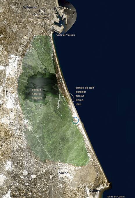 Idílico emplazamiento en pleno parque natural de la Albufera