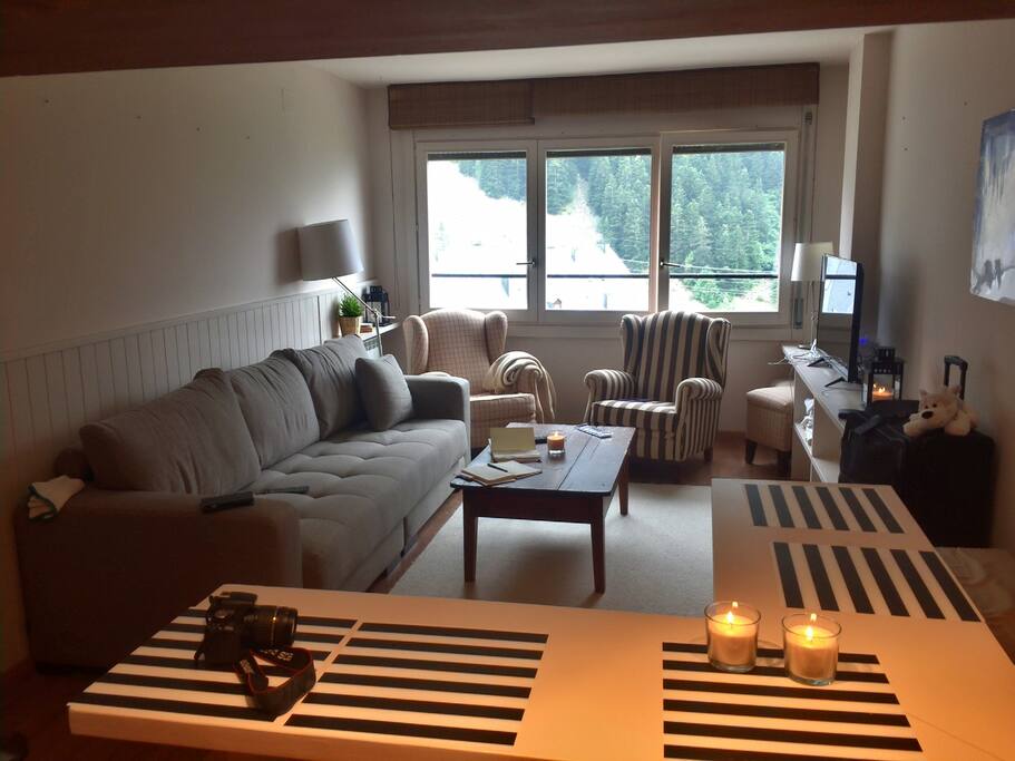 Vista de la mesa de comedor.