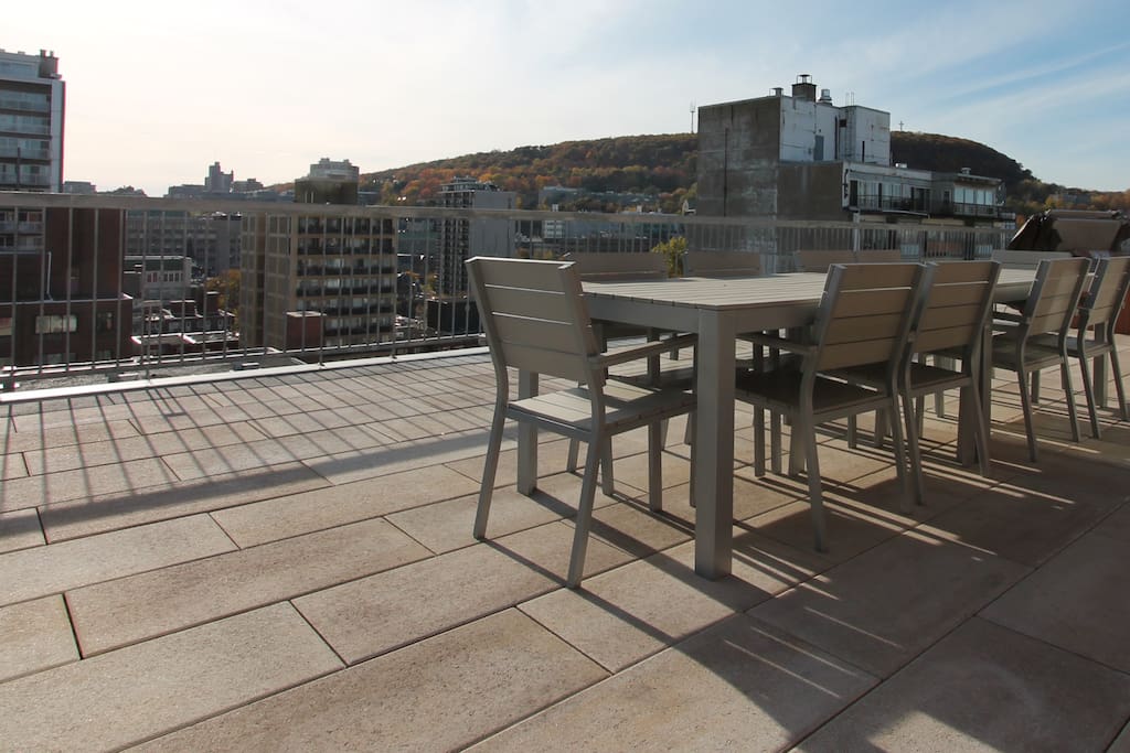 Dining table for 10 (+2 extra chairs)