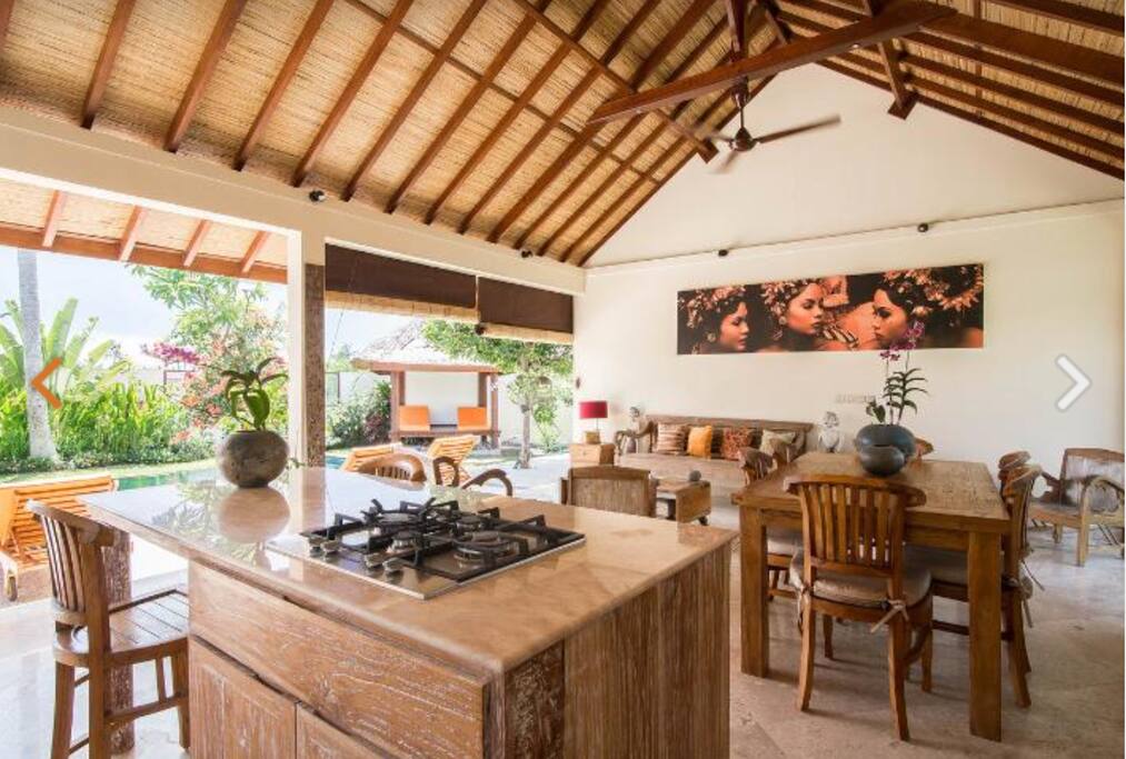 Open living room