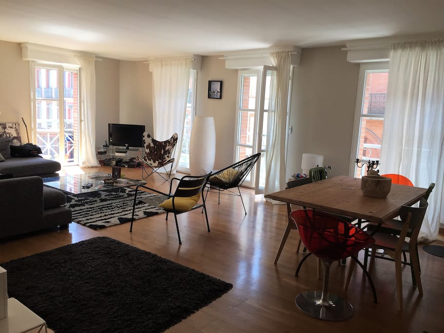 le salon et la salle à manger