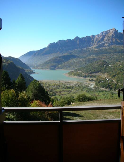 vistas desde el balcón