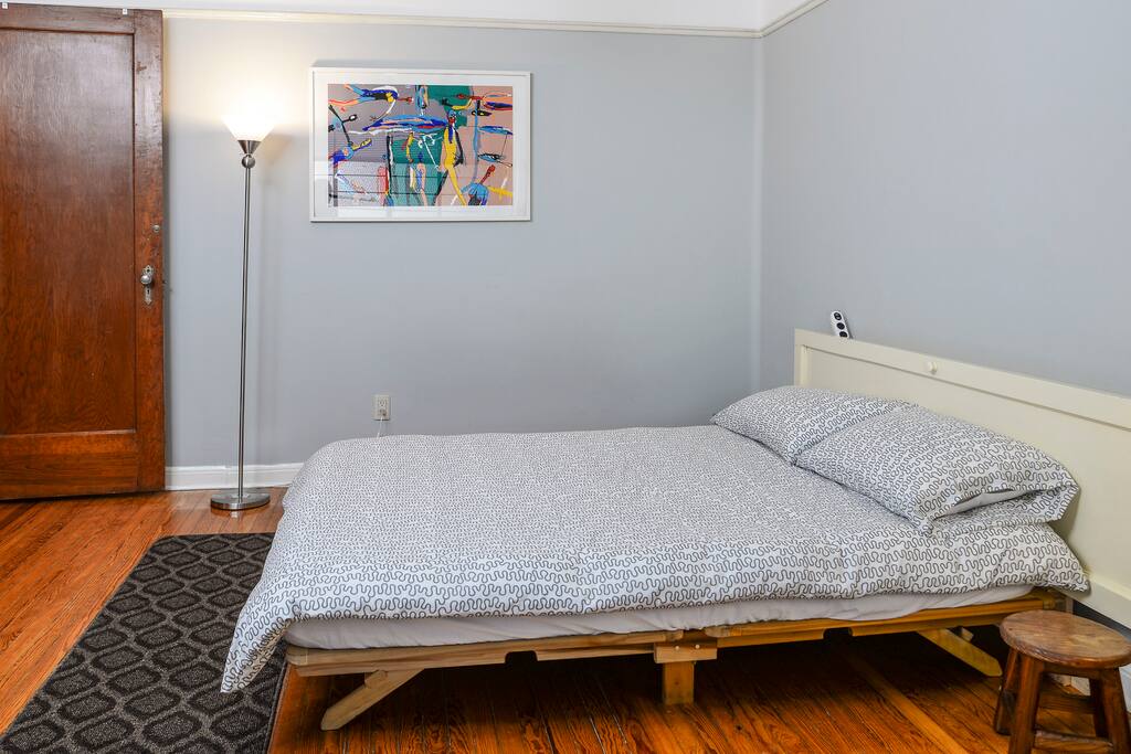 comfortable bed
