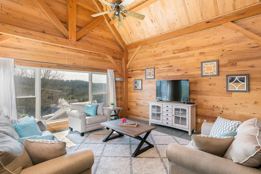 Living area with views