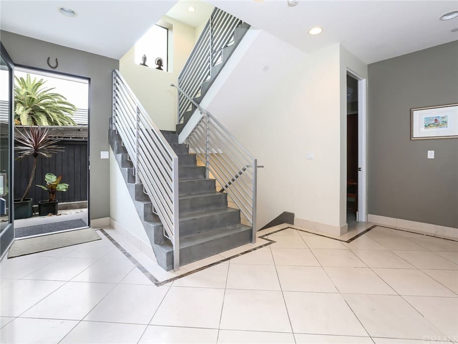 Gracious light-filled entryway.