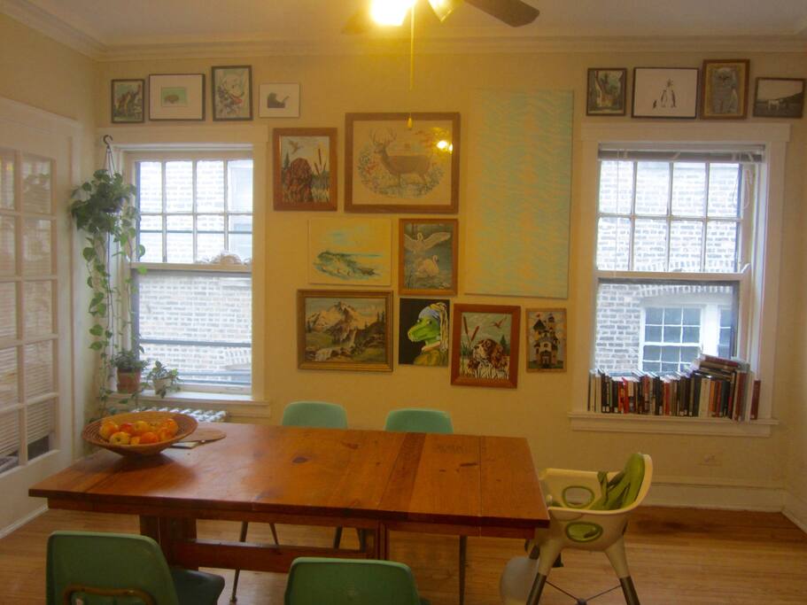 The diving room, adjoining the living room