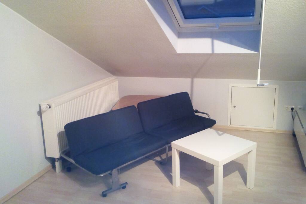 Couch als Notbett nutzbar