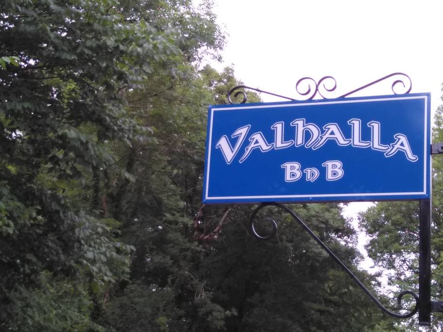 The sign on the road