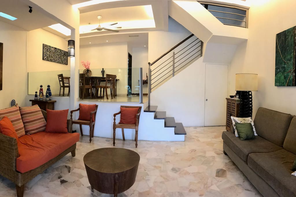 Living Hall - hand picked furniture and paintings from Bali