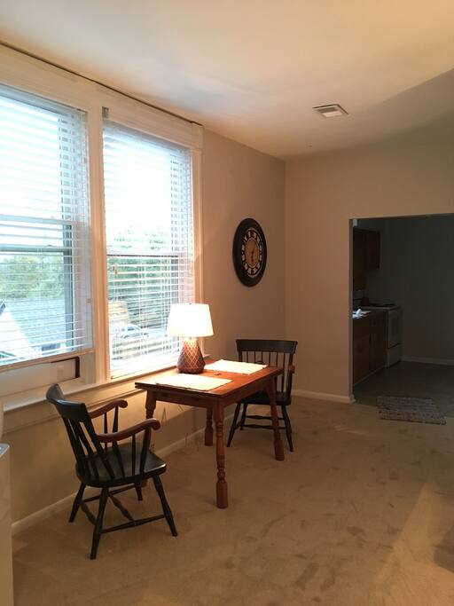 The "Dining Area" ... it's also a great spot to study ... or play cards.