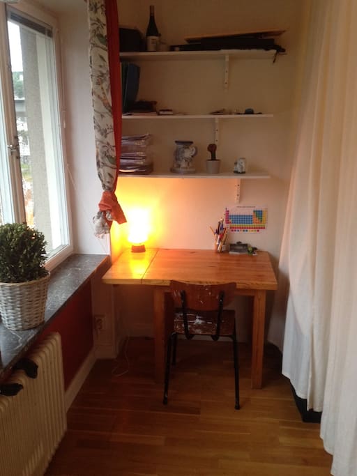 Work/study/reading space.