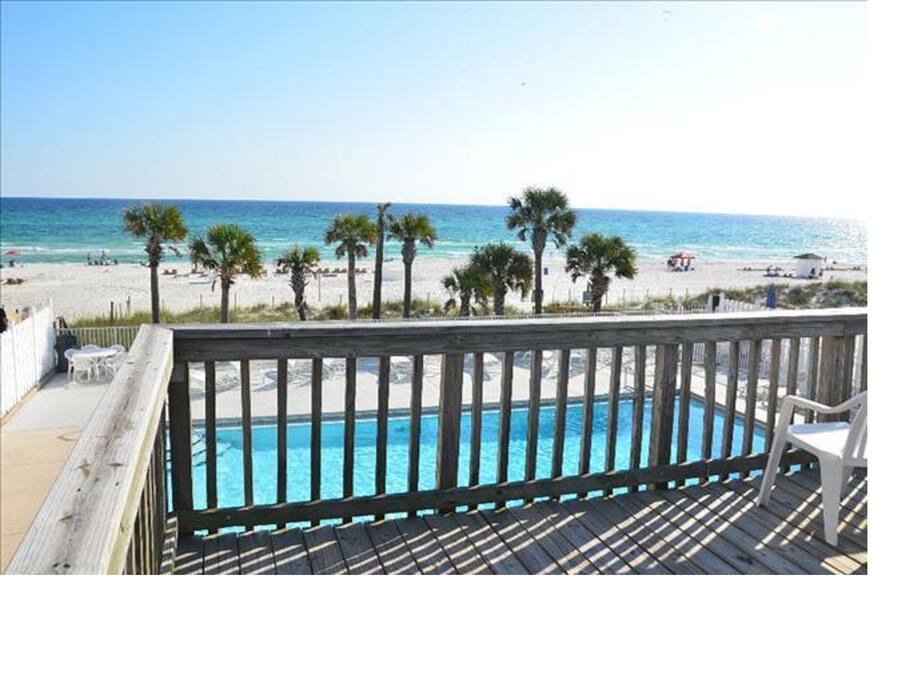 Community Pool On Beach