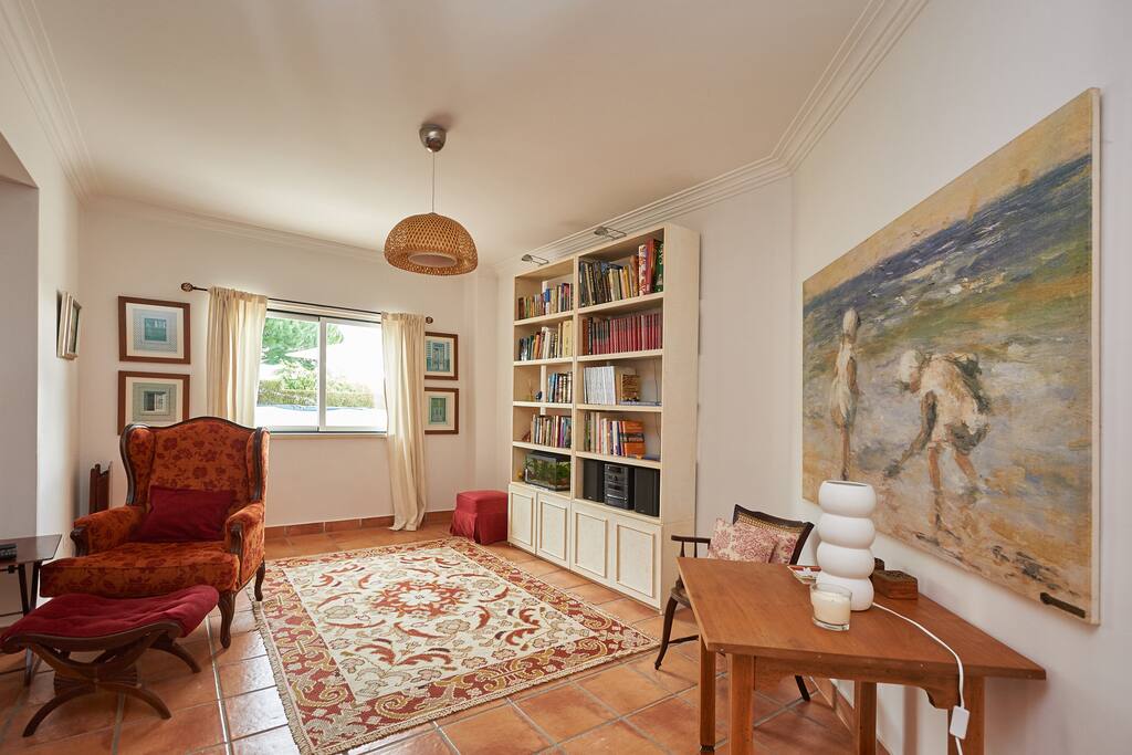 Living room with resting chair