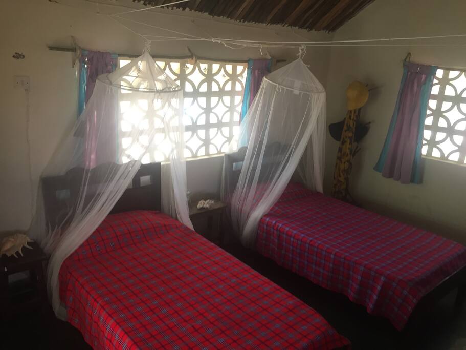 Bedroom 1 - this can be turned into a double bed and we can also add an additional single bed.
