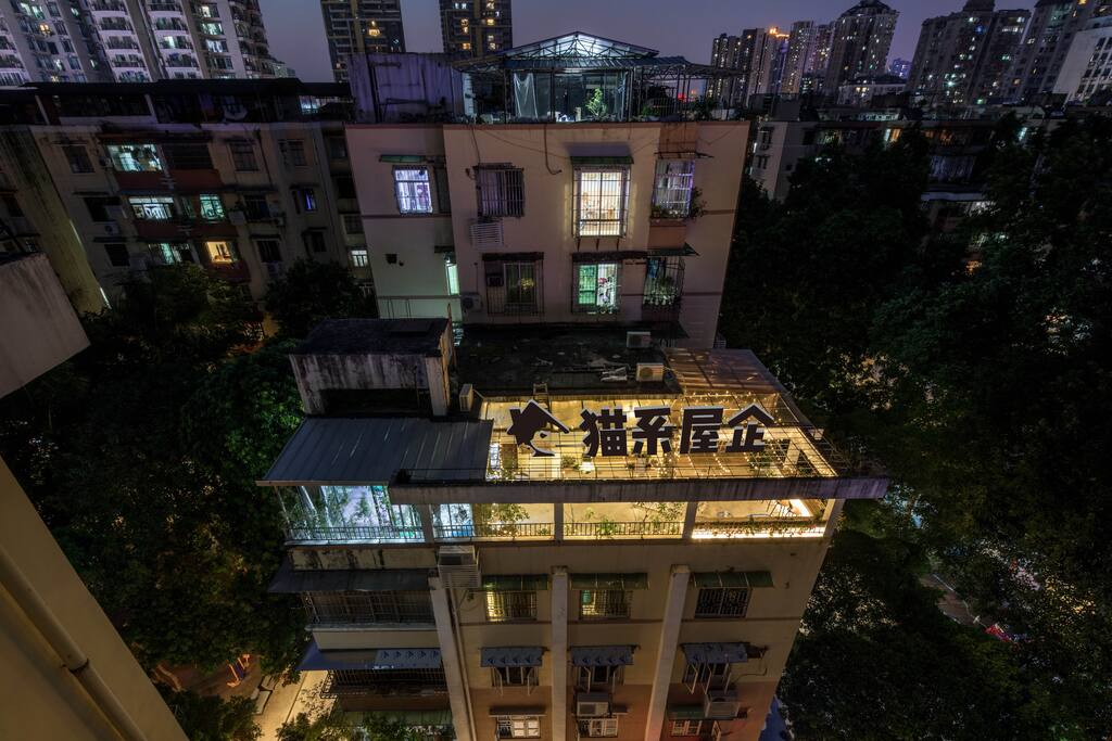 闹市中的浪漫天台