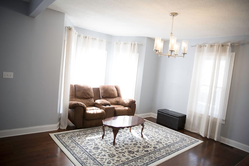 Large open living room