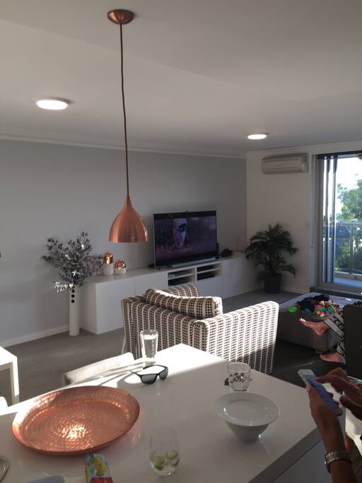 Kitchen and living area