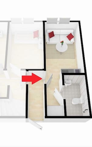 Small Studio in Gamle Oslo.