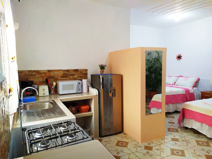 ¡Key House! Apart-studio No.2, A/c, Parking - San Benito