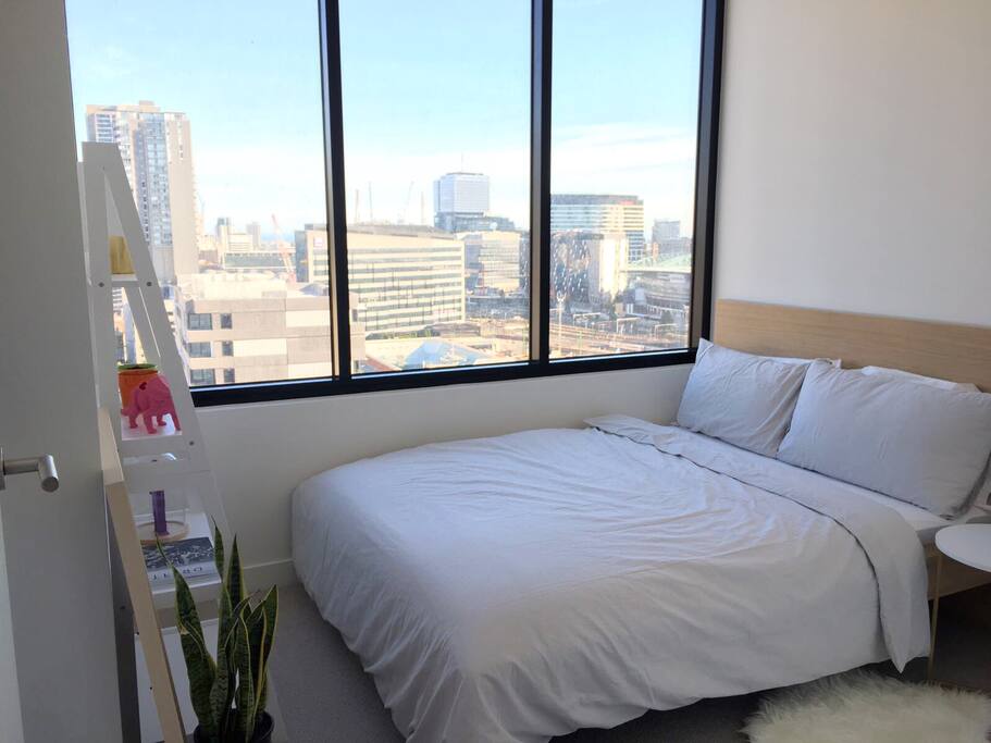 Bedroom and view