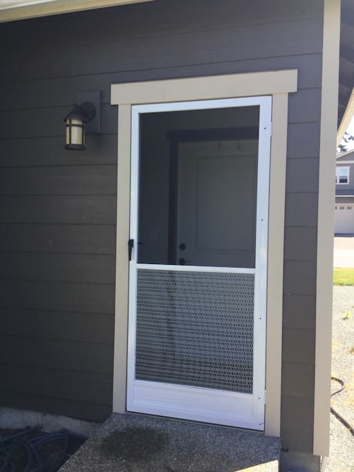 Back door, that leads to studio !