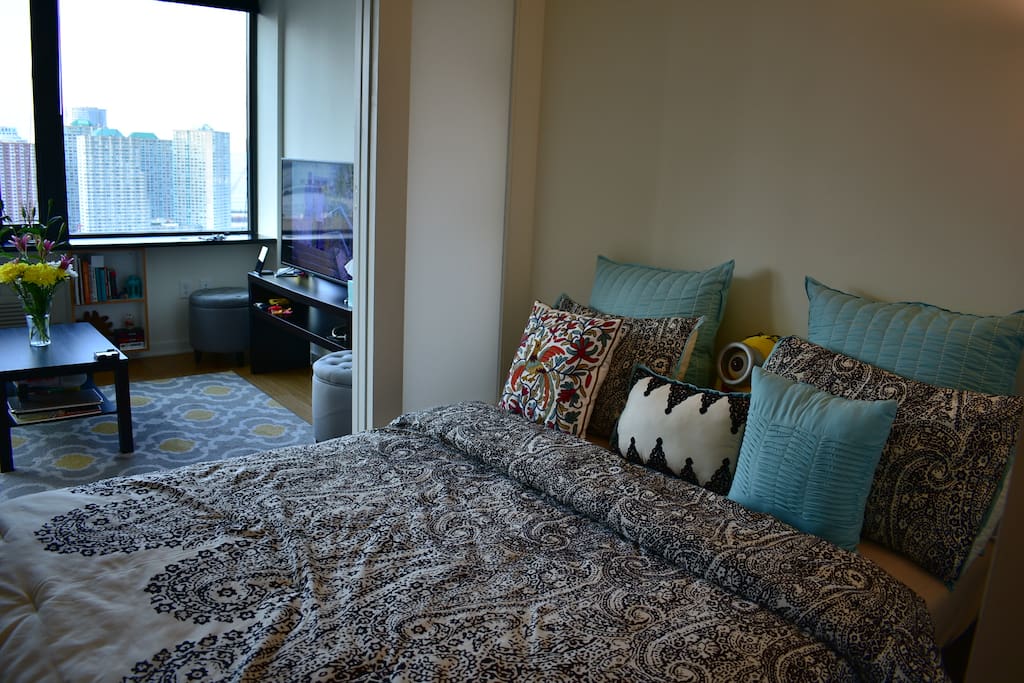 Cozy bedroom.