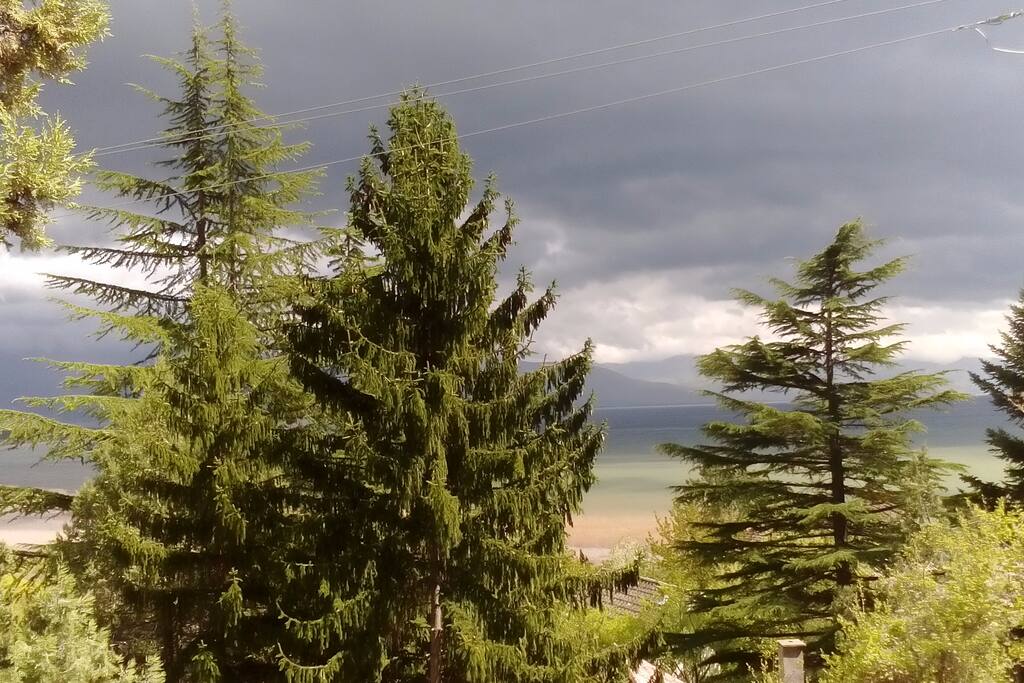 A view from the villa.