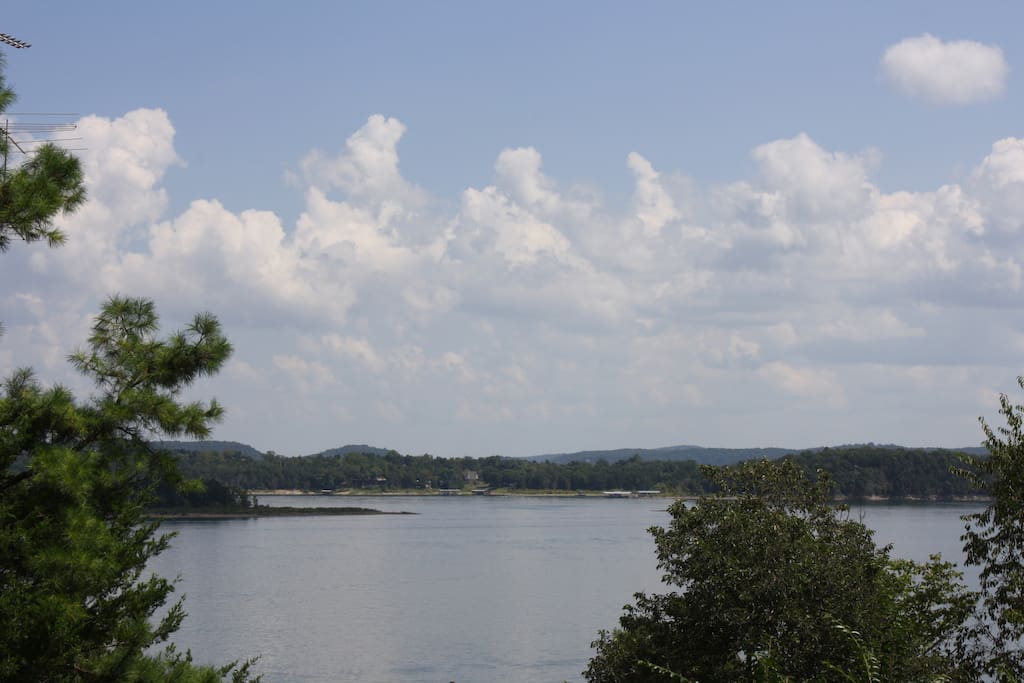 Summer Lake Views. Gorgeous Lake views can be seen from most rooms in the house!